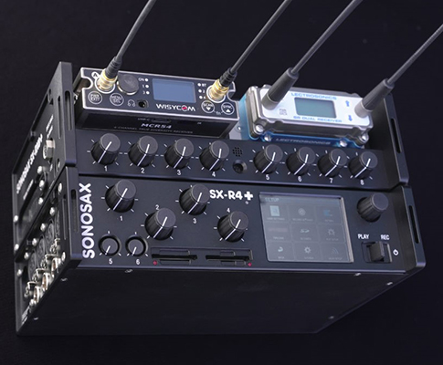 Sonosax  SX-R4+ SX-RC8便携录音机调音台带你开启外采Dante 模式