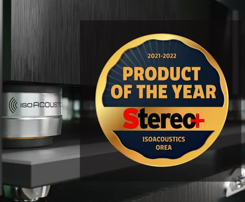 IsoAcoustics OREA 系列荣获 2021-2022 年度 Stereo+ 产品奖