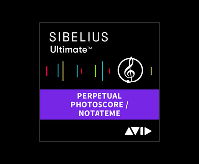 Sibelius Ultimate Perpetual PhotoScore NotateMe